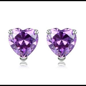 Swarovski Elements Heart Earrings